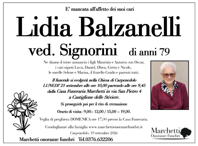 defunti oggi carpenedolo